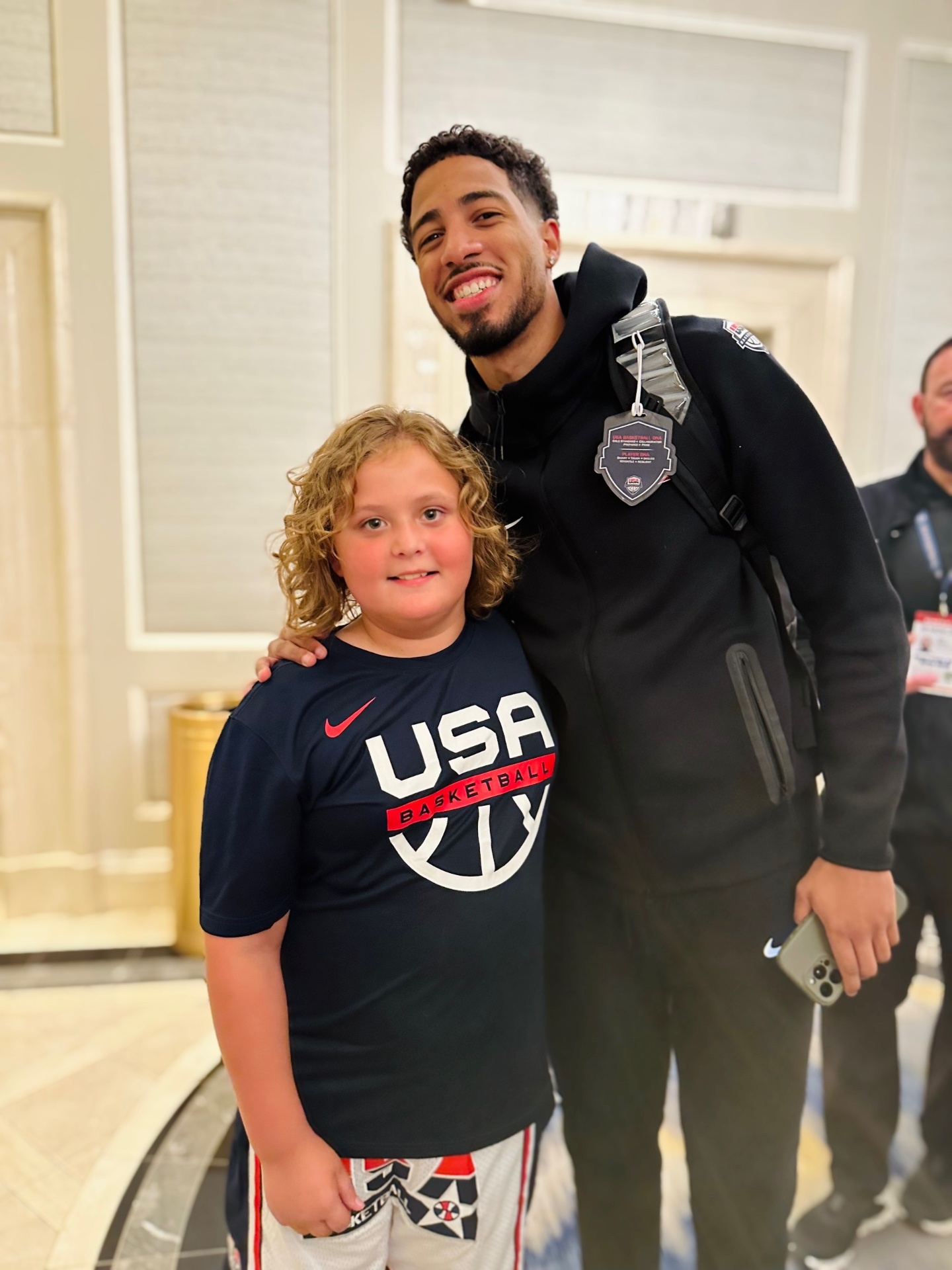 With Tyrese Haliburton · USA